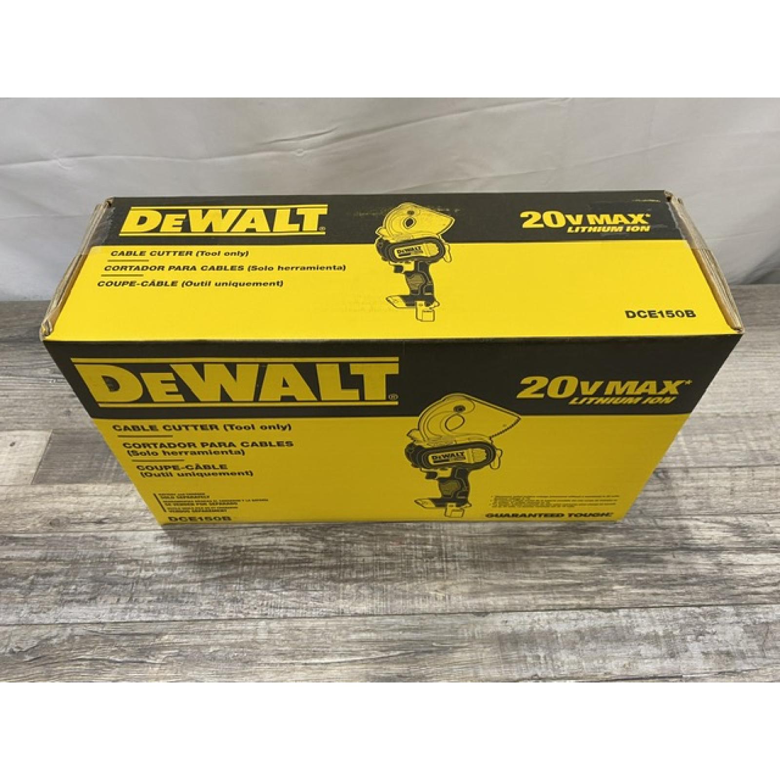NEW - DEWALT 20V MAX Cordless Electrical Cable Cutting Tool (Tool Only)