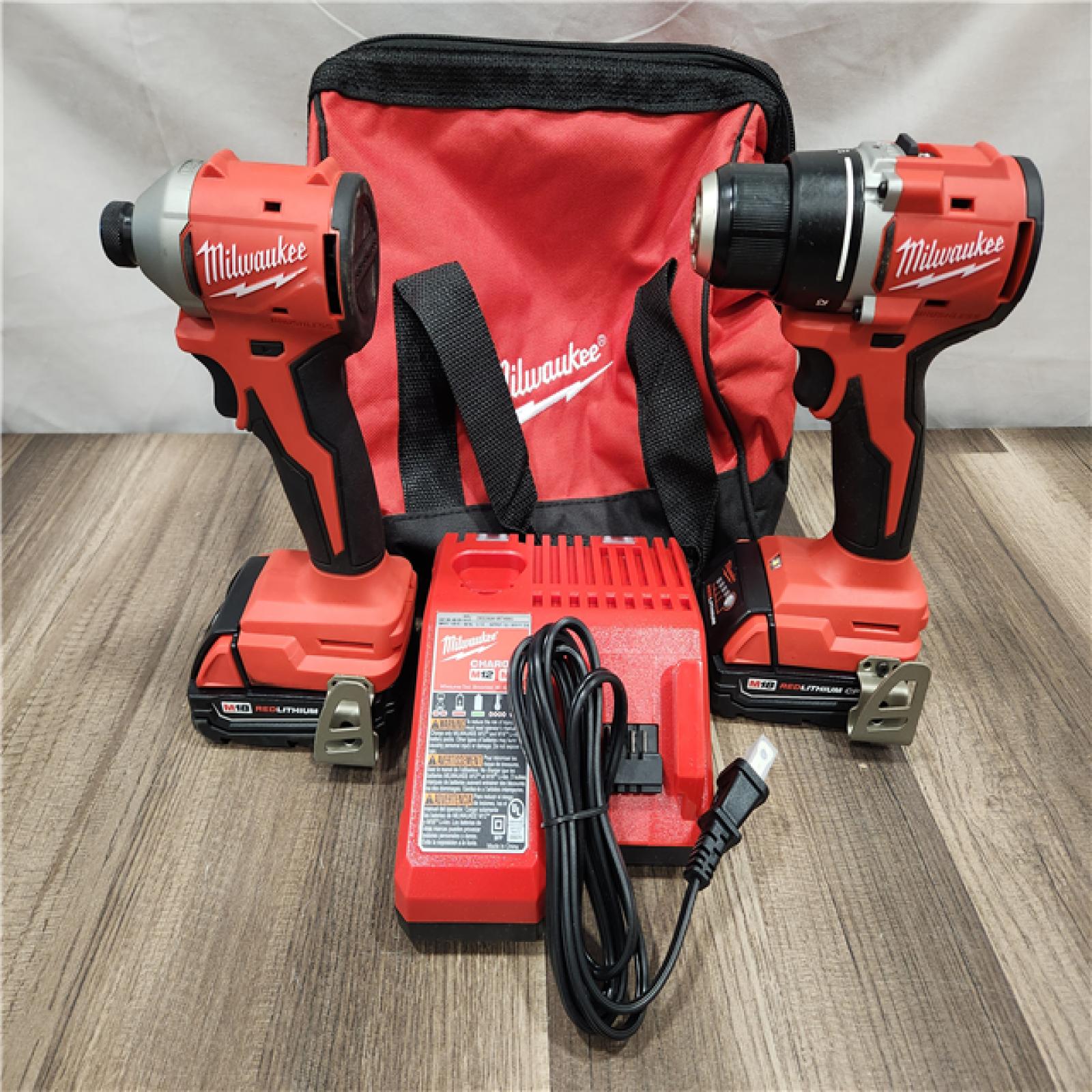 AS-IS- Milwaukee M18 Compact Brushless 2-Tool Combo Kit