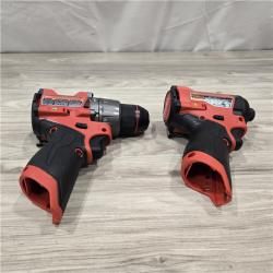 AS-IS Milwaukee 3497-22 12V Hammer Drill and Impact Driver Combo Kit