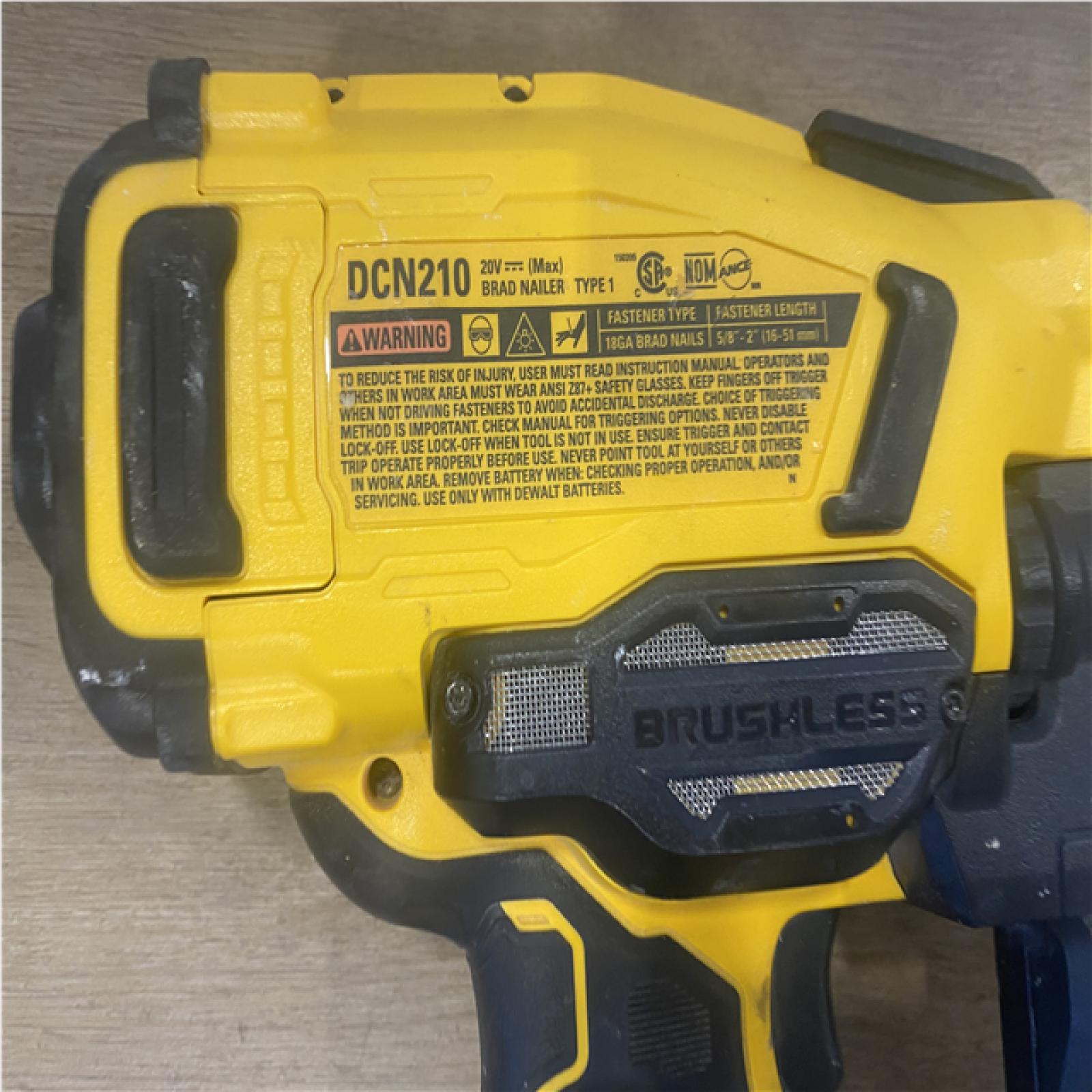 as-is DEWALT 20V MAX XR 18 Gauge Cordless Brad Nailer (Tool Only)