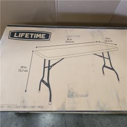 Phoenix Lifetime 8 ft. Plastic Commercial Folding Table (Set of 8)