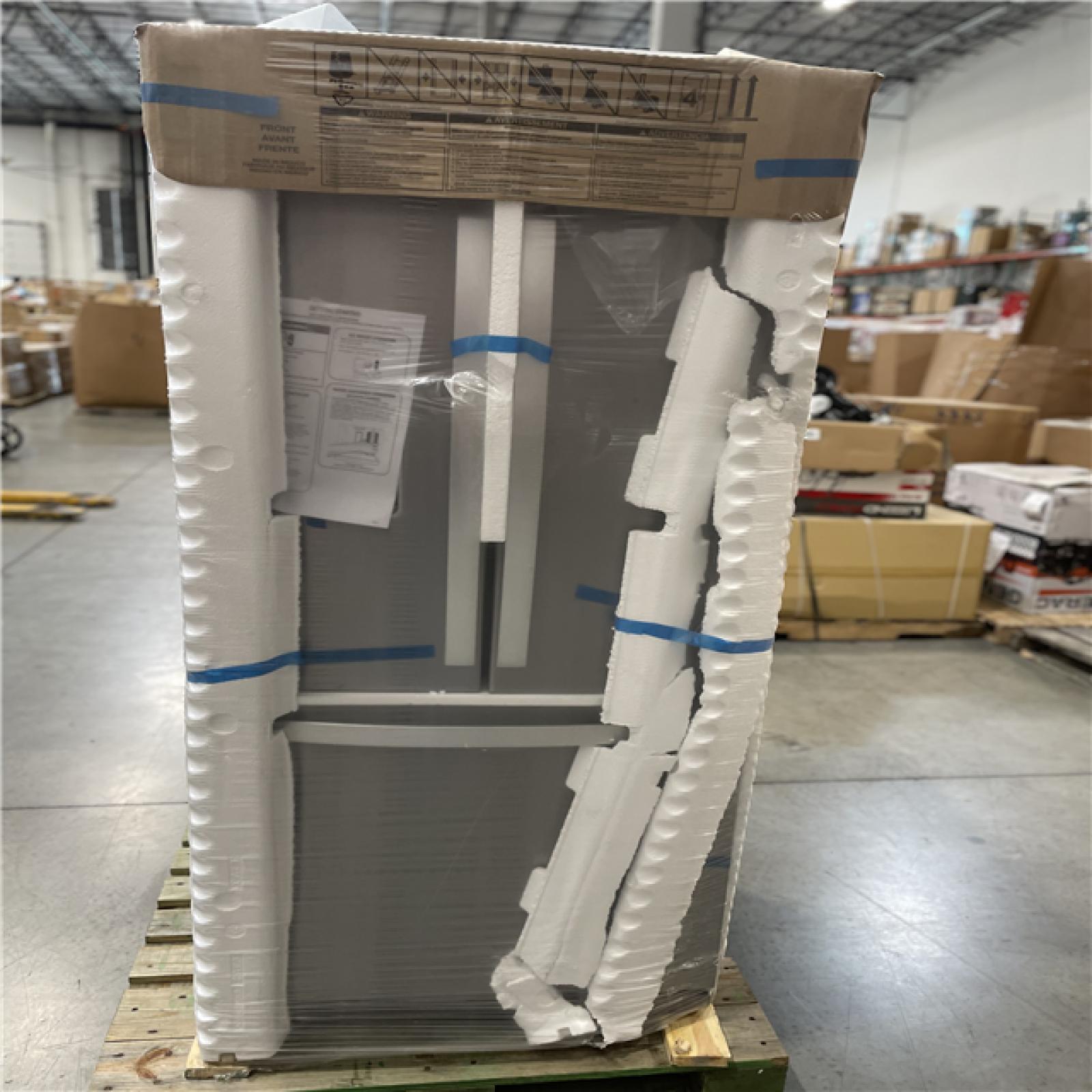 DALLAS LOCATION- AS-IS WHIRLPOOL 19.7 cu. ft. French Door Refrigerator in Fingerprint Resistant Stainless Steel