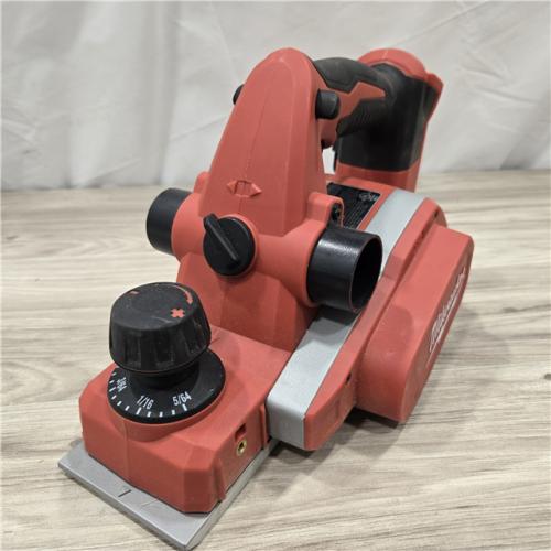 AS-IS Milwaukee M18 18V Cordless 3-1/4 in. Planer (Tool-Only)