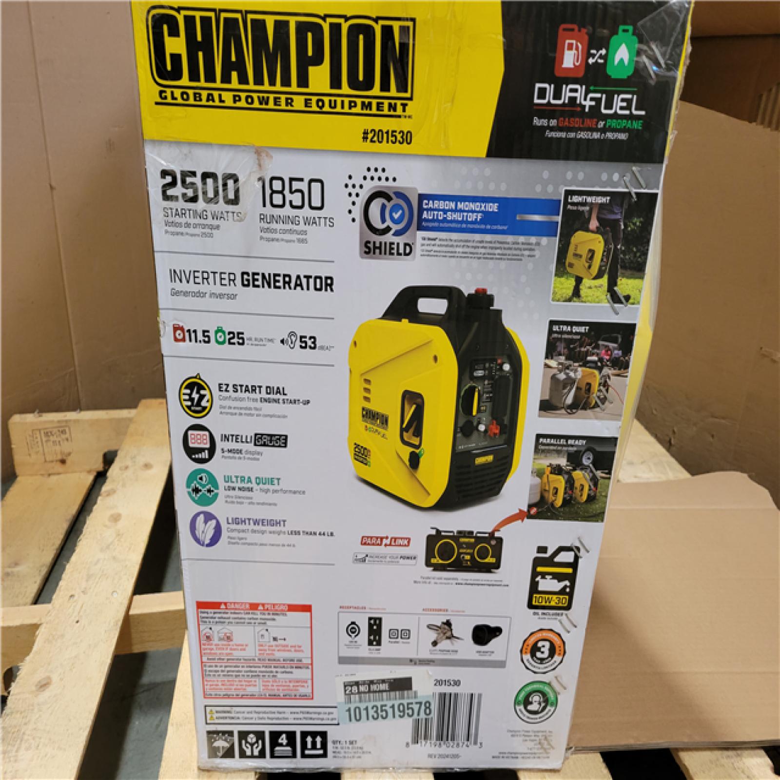 CALIFORNIA AS-IS CHAMPION PORTABLE GENERATOR