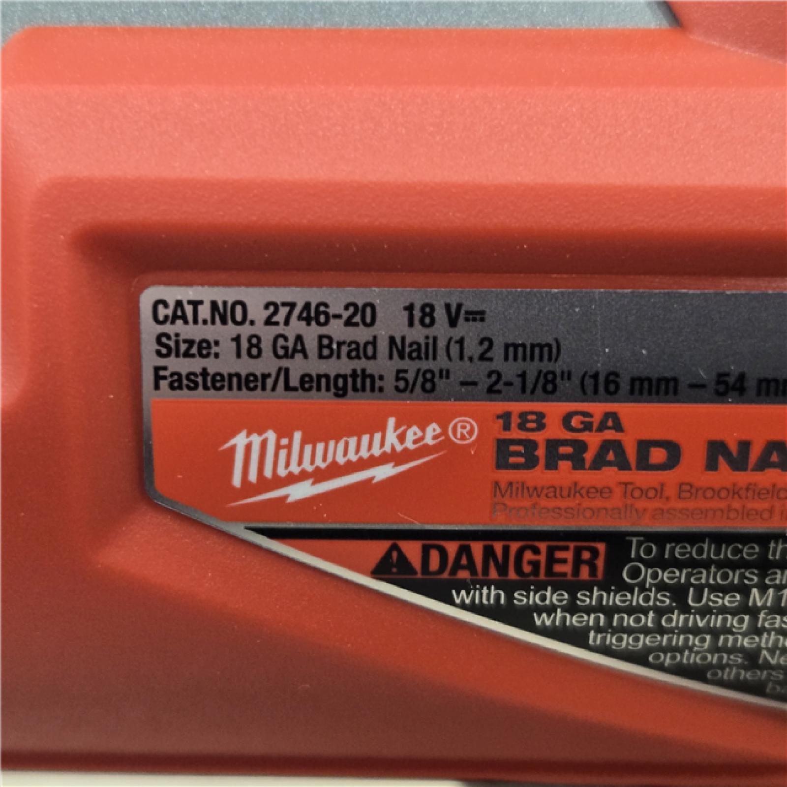AS-IS Milwaukee M18 FUEL 18 Gauge Brad Nailer (TOOL ONLY)