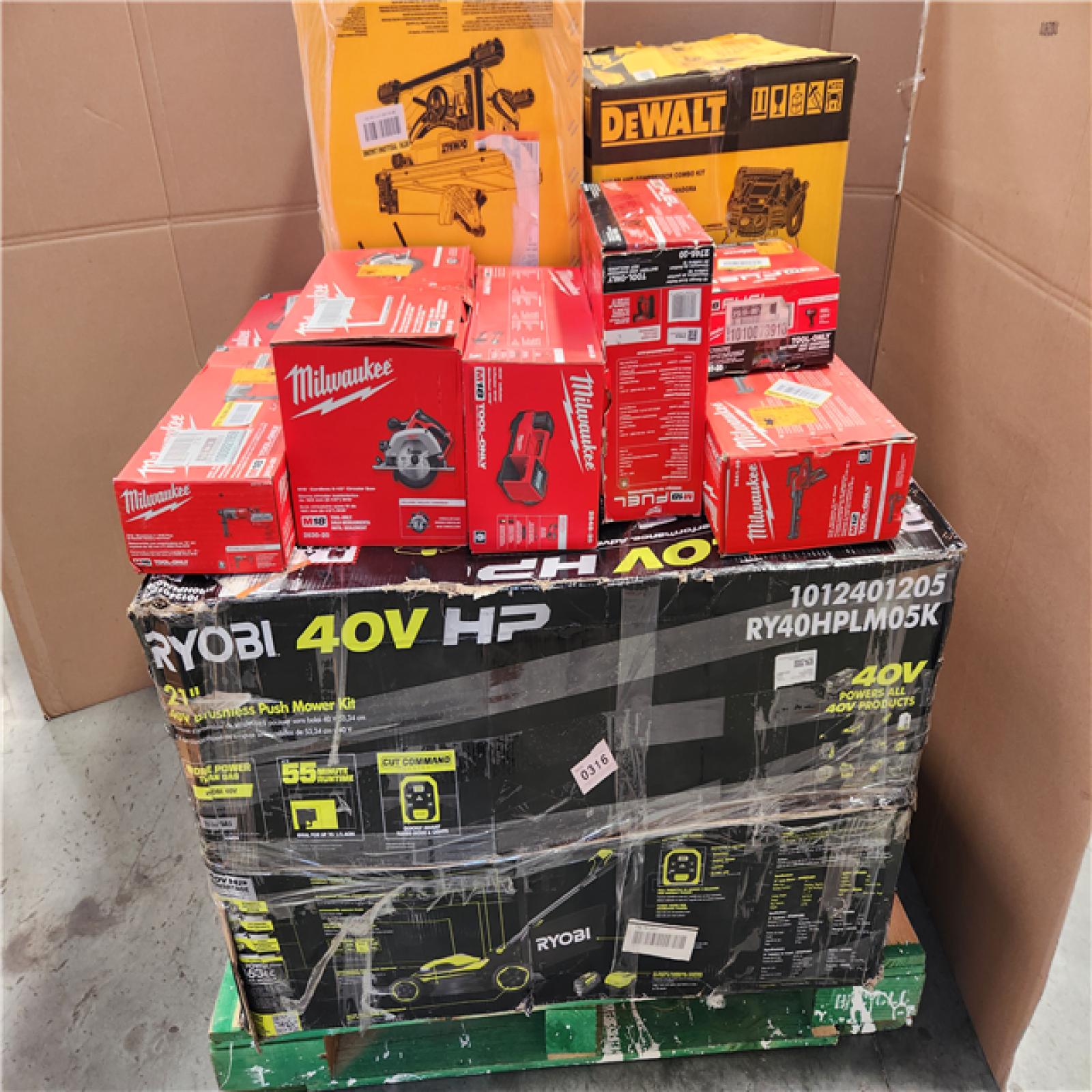 CALIFORNIA AS-IS TOOL PALLET