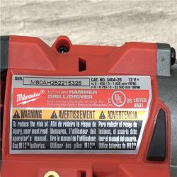 AS-IS Milwaukee 3404-20 12V M12 FUEL Lithium-Ion Cordless 1/2 Hammer Drill/Driver (Tool Only)