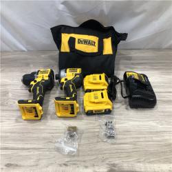 AS-IS DEWALT ATOMIC 20-Volt MAX Lithium-Ion Cordless Combo Kit