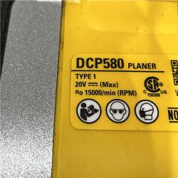AS-IS DEWALT 20V MAX XR Cordless Brushless 3-1/4 in. Planer (Tool Only)