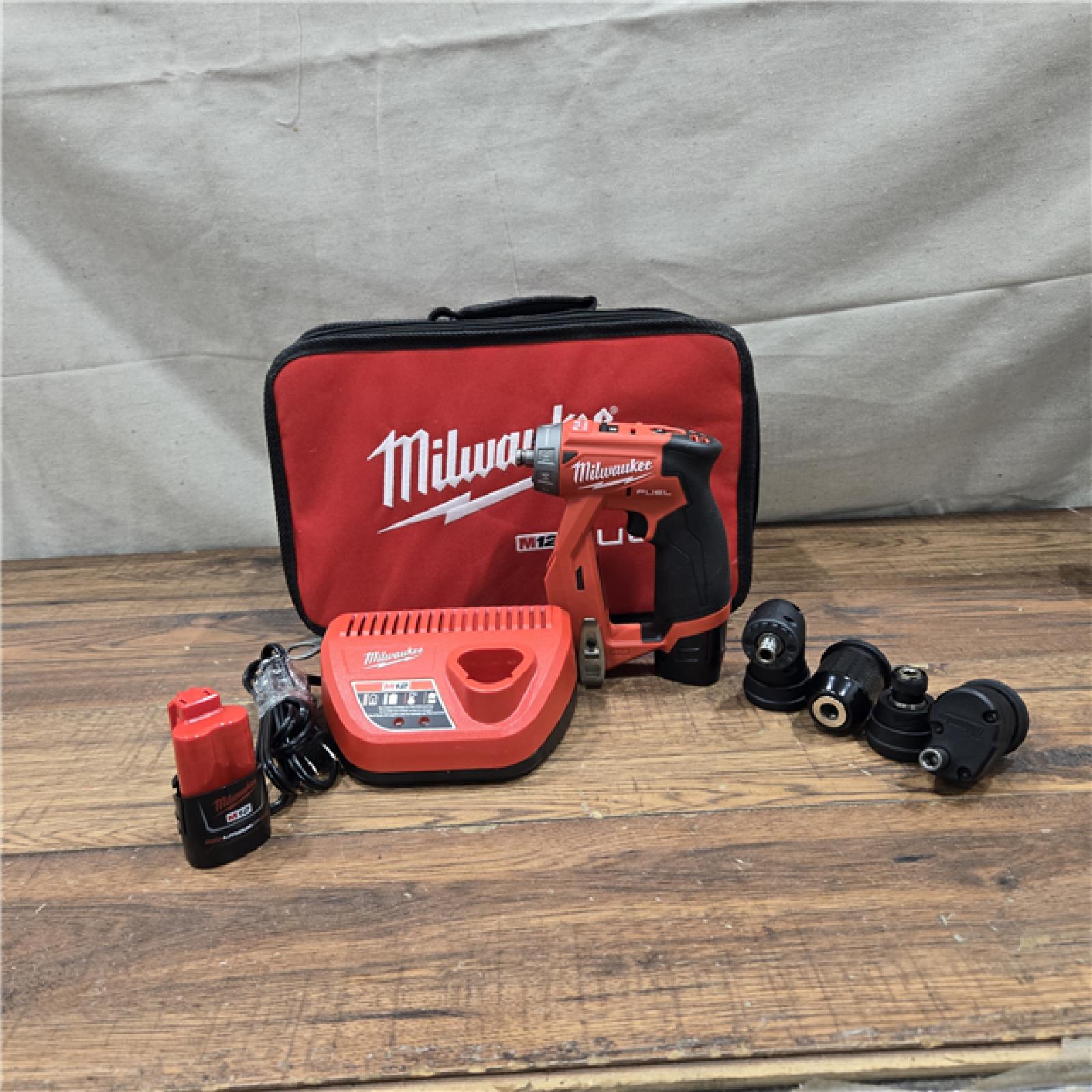 AS-IS Milwaukee 2505-20 12V Fuel 4-in-1 Installation Drill/Driver Cordless Lithium-Ion