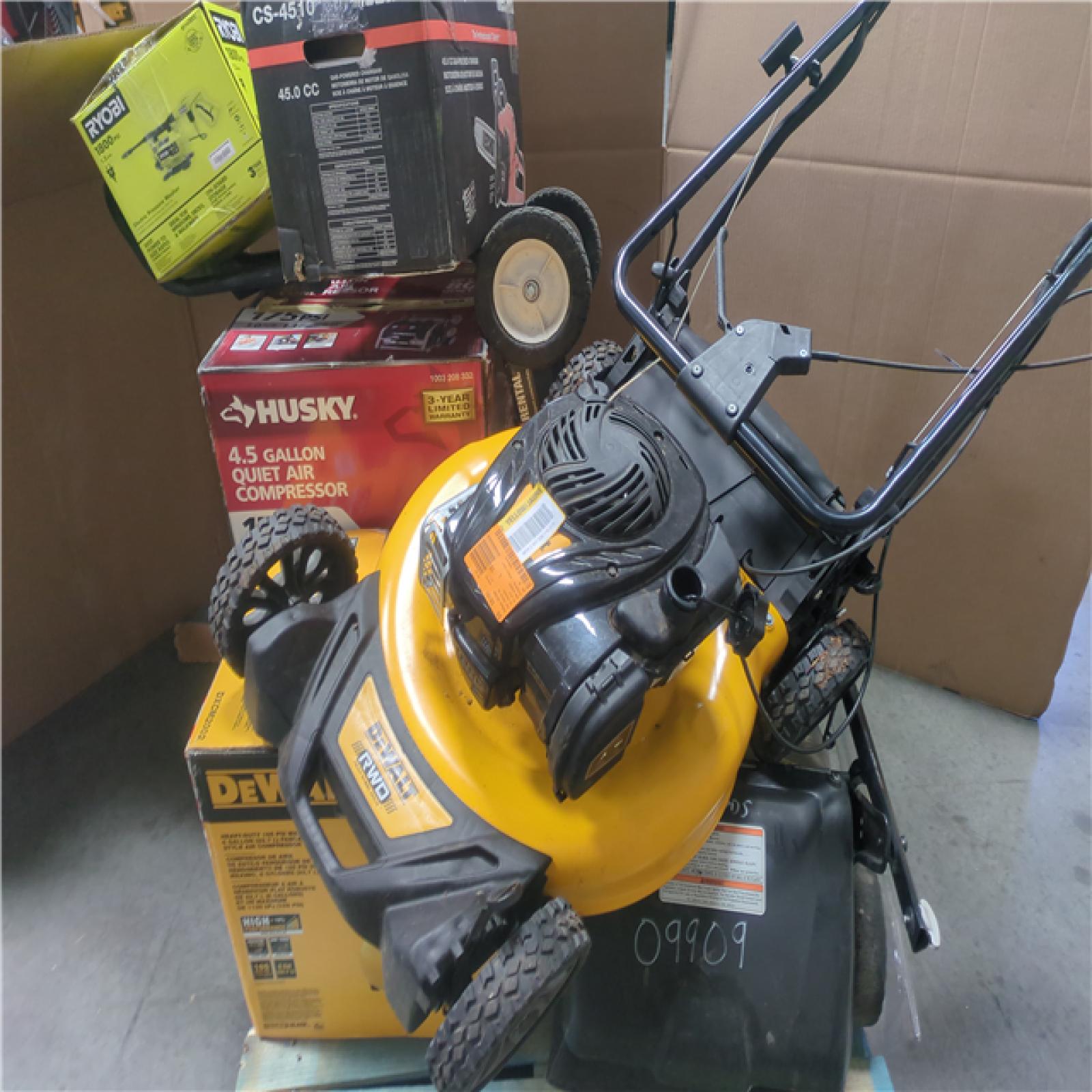 CALIFORNIA AS-IS OUTDOOR POWER EQUIPMENT