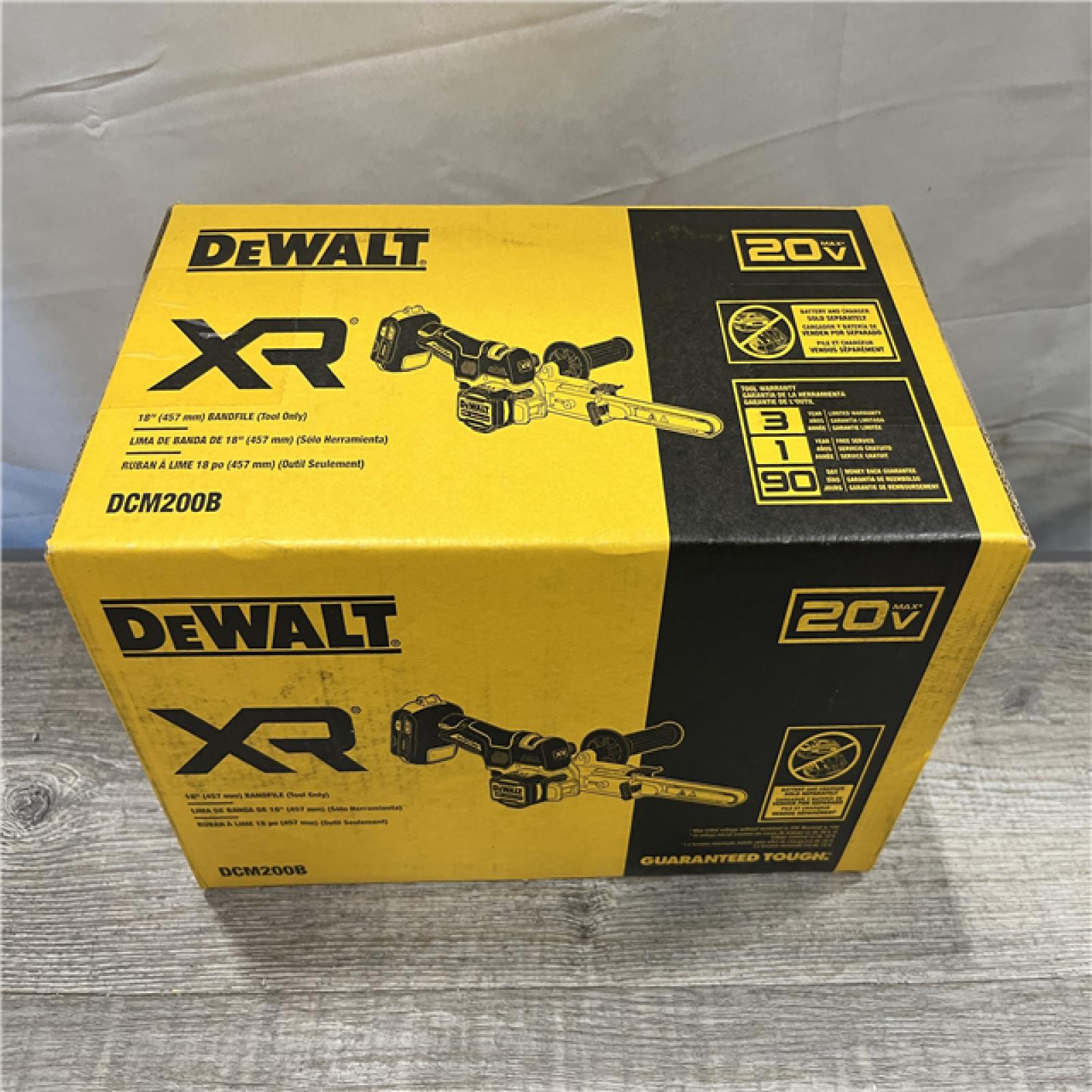 NEW - DEWALT 20-Volt MAX XR 18 in. Cordless Bandfile (Tool-Only)