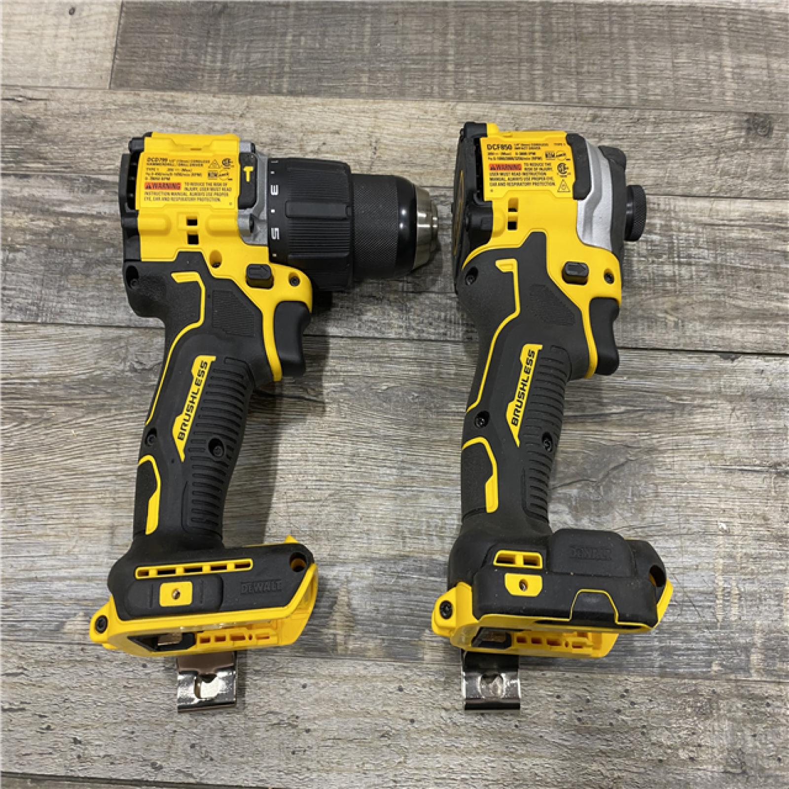 AS-IS DEWALT ATOMIC 20V MAX Lithium-Ion Cordless 2-Tool Combo Kit