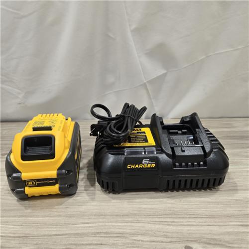 AS-IS DEWALT FLEXVOLT 20V/60V MAX 6.0Ah Battery Pack with 6 Amp Output Charger
