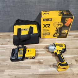 HOUSTON LOCATION - AS-IS (APPEARS LIKE NEW) DEWALT 20V MAX* XR 1/2 High Torque Impact Wrench W/ BATTERY & CHARGER