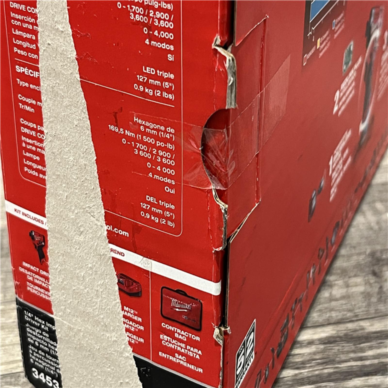 NEW - Milwaukee FUEL 12V Lithium-Ion Brushless Cordless 1/4 in. Hex Impact Driver Kit