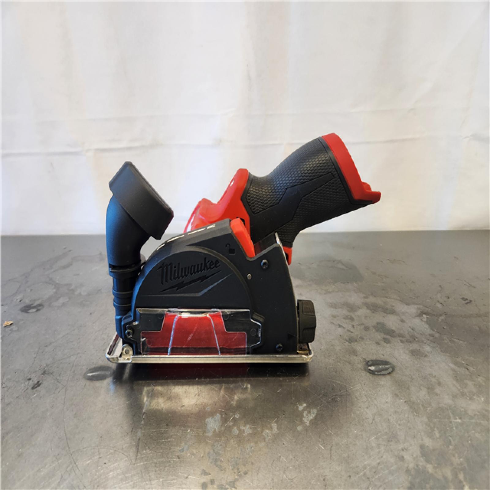 AS-IS- Milwaukee FUEL 12V Lithium-Ion Brushless Cordless 3 in. Cut Off Saw (Tool-Only)