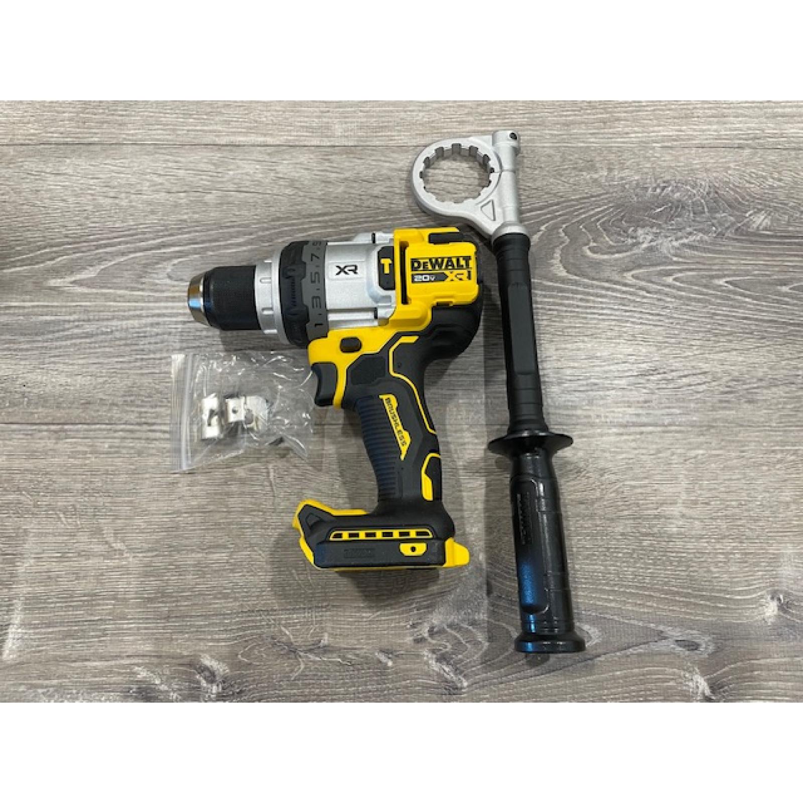 AS-IS DEWALT 20V MAX Brushless Cordless 1/2 3-Speed Hammer Drill (Tool-Only)