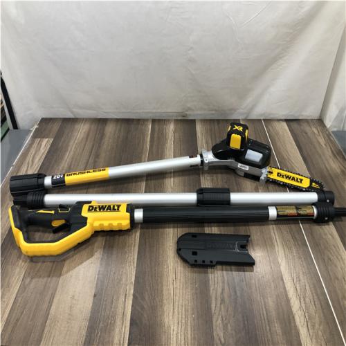 AS-IS DEWALT 20V MAX 8in. Brushless Cordless Battery Powered Pole Saw (Tool Only)