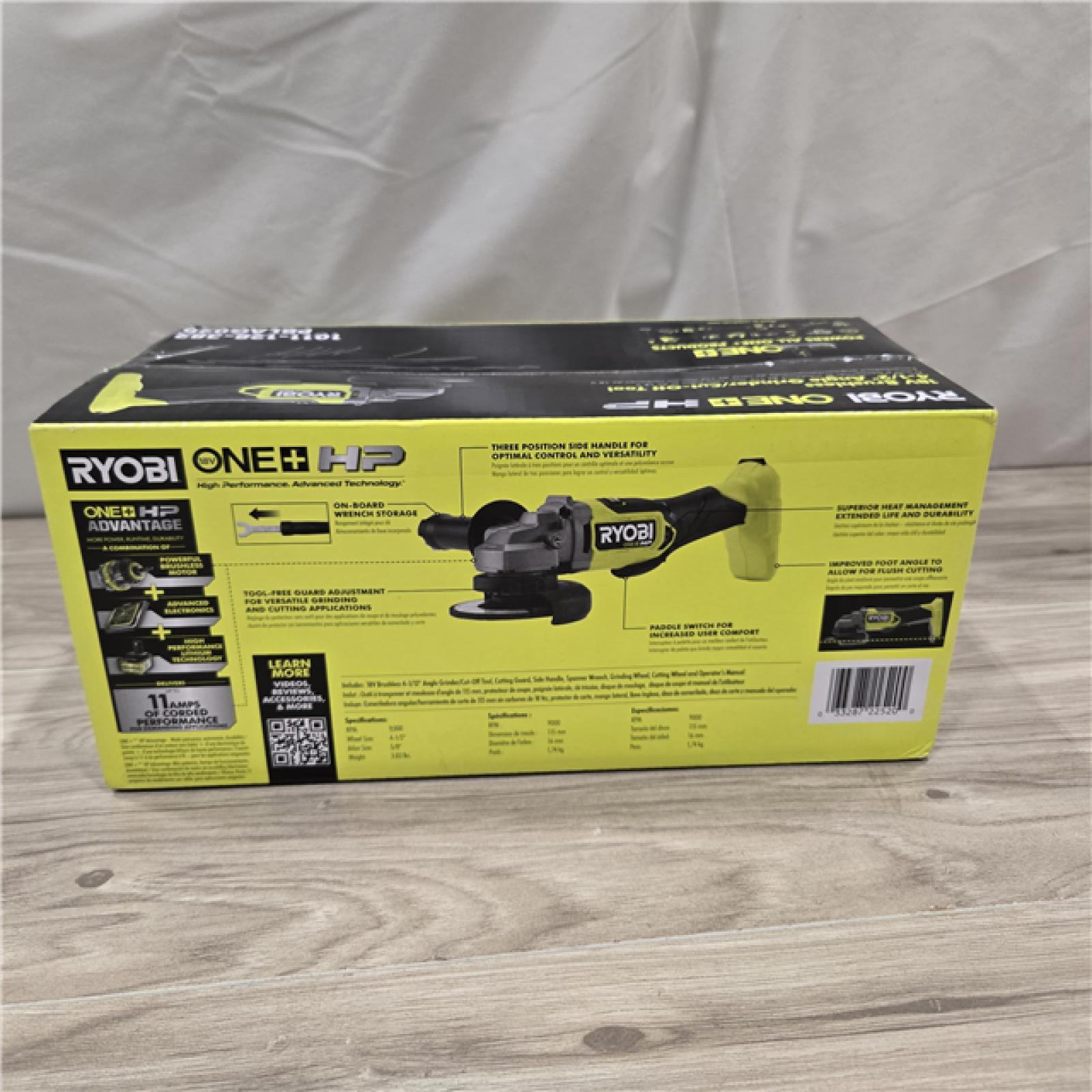 NEW! - ONE+ HP 18V Brushless Cordless 4-1/2 in. Angle Grinder (Tool Only)