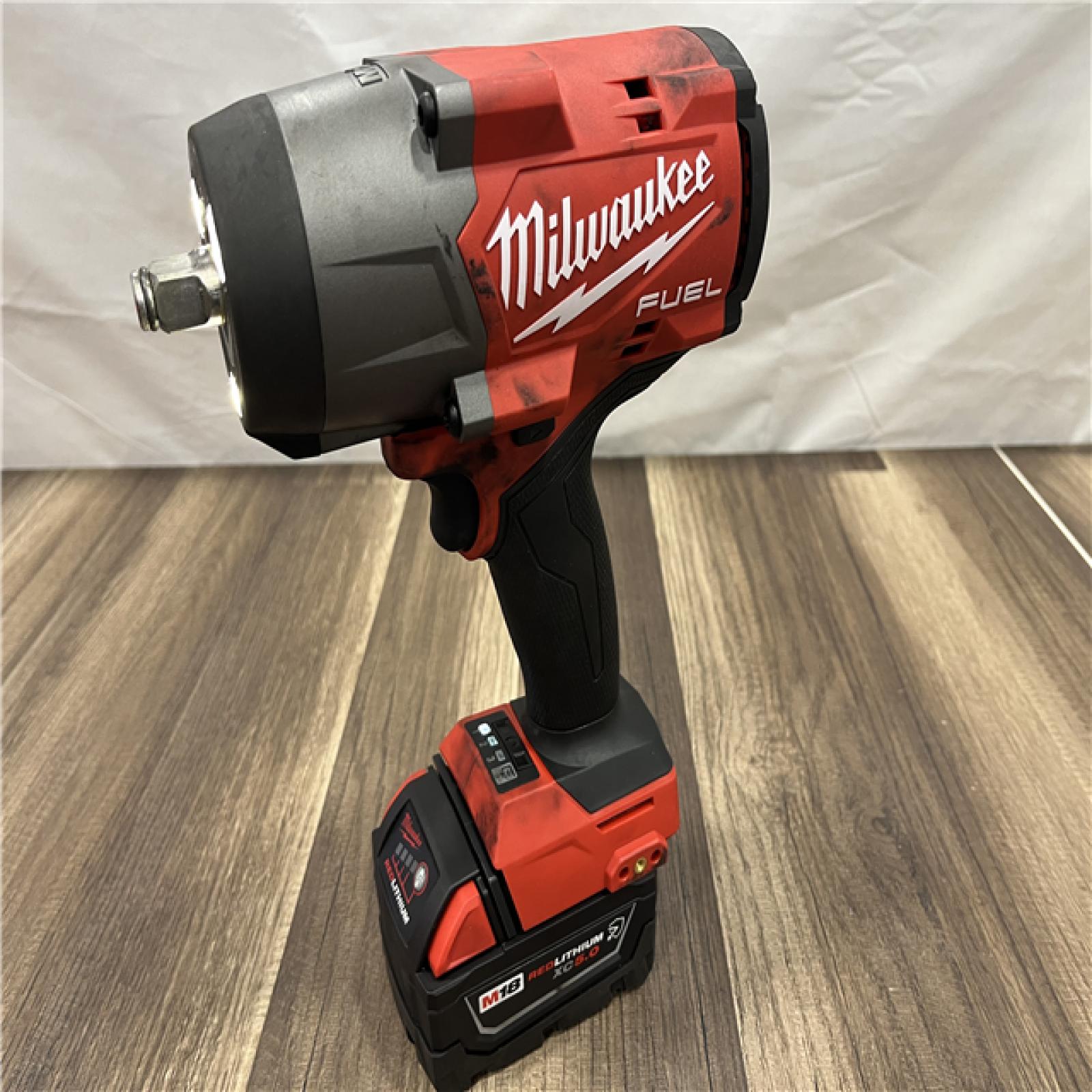 AS-IS Milwaukee M18 1/2 in. Cordless Brushless High Torque Impact Wrench Kit (Battery & Charger)