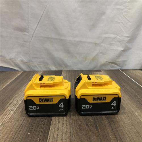AS-IS DEWALT 20V MAX Premium Lithium-Ion 4.0Ah Battery Pack (2 Pack)