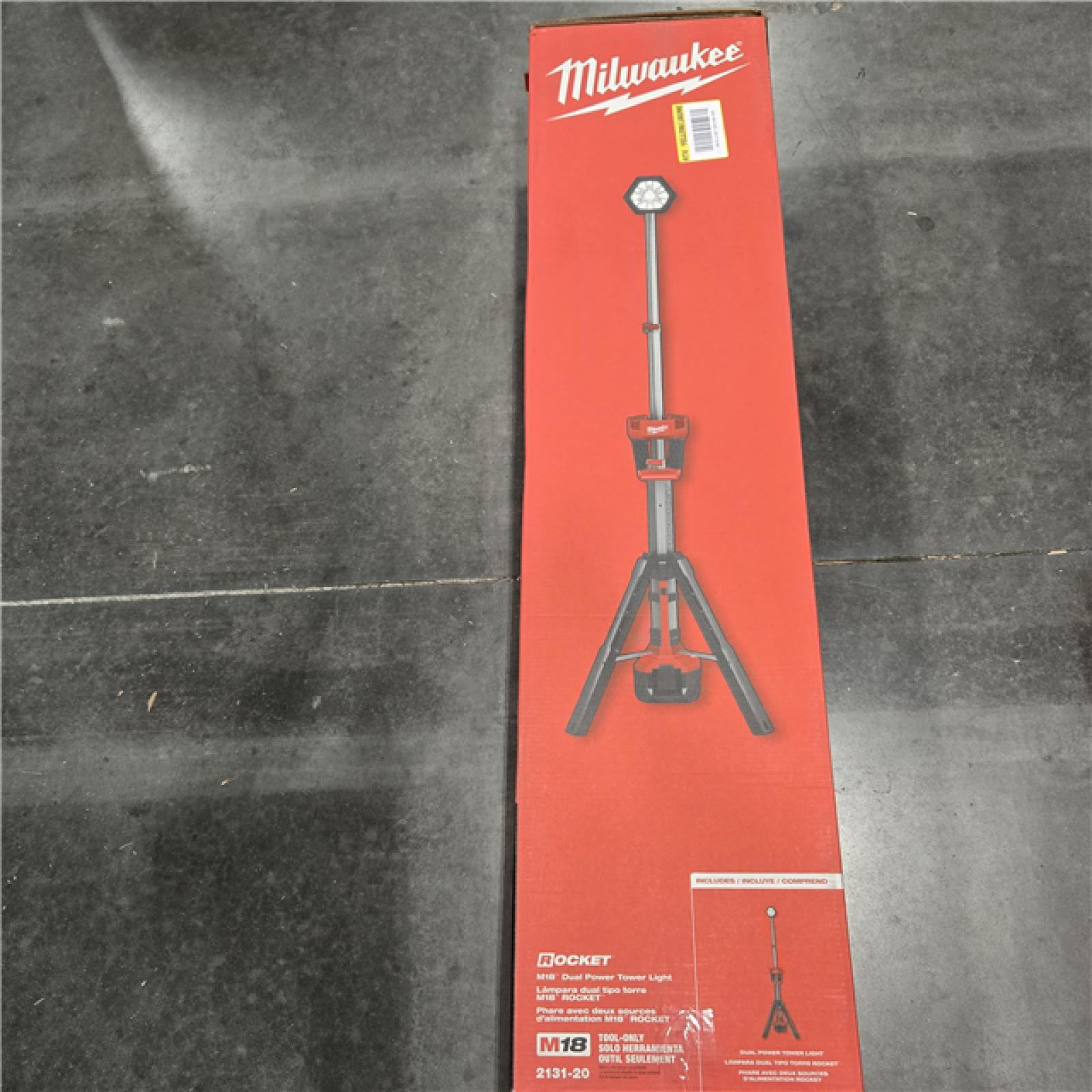 LIKE NEW!- Milwaukee M18 18V Cordless Rocket Dual Power Tower Light (Tool Only)