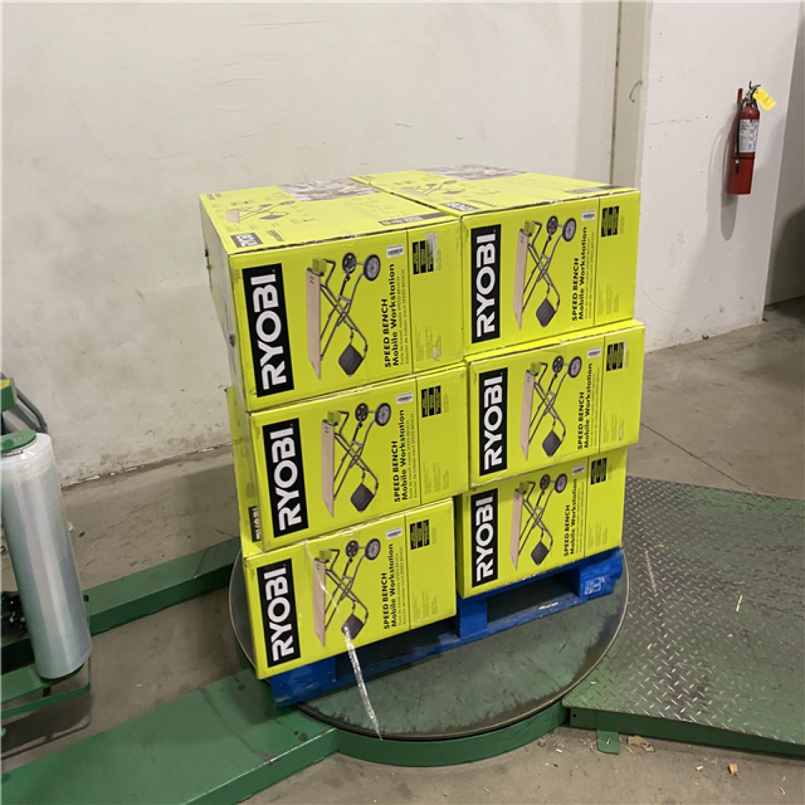 DALL AS LOCATION - NEW! RYOBI SPEED BENCH Mobile Workstation PALLET -(6 UNITS)