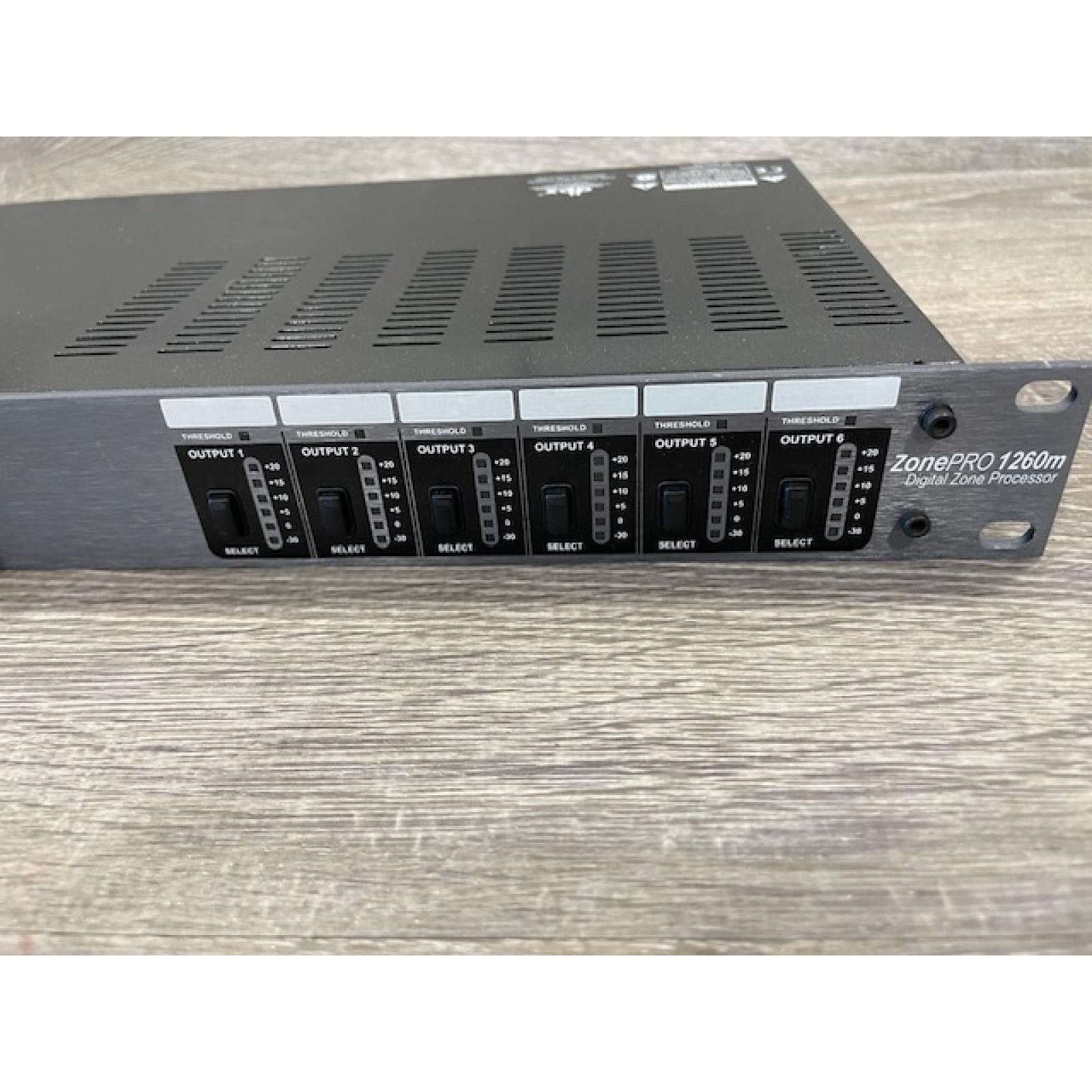 AS-IS dbx ZonePRO 1260m 12x6 Digital Zone Signal Processor