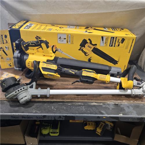 AS-IS DEWALT 20V MAX Cordless Battery Powered String Trimmer & Blower Combo Kit with (1) 4 Ah Battery & Charger