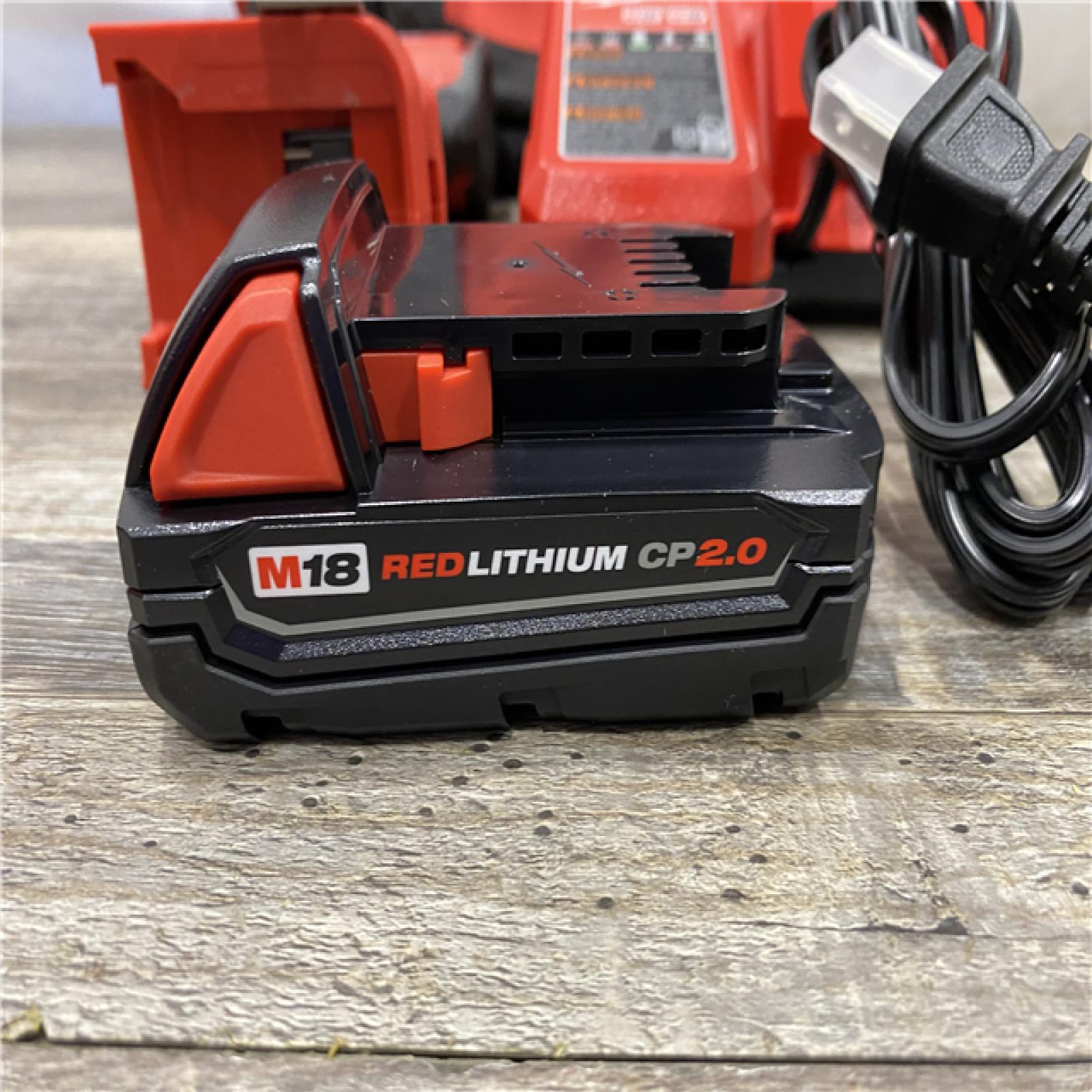 AS-IS Milwaukee 18V Lithium-Ion Brushless Cordless 1/2 in. Compact Drill/Driver Kit
