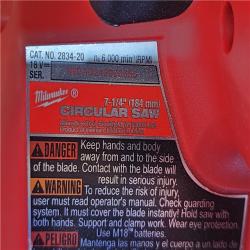 HOUSTON LOCATION - AS-IS Milwaukee Tools M18 FUEL 7-1/4 Circular Saw (Tool Only) 2834-20