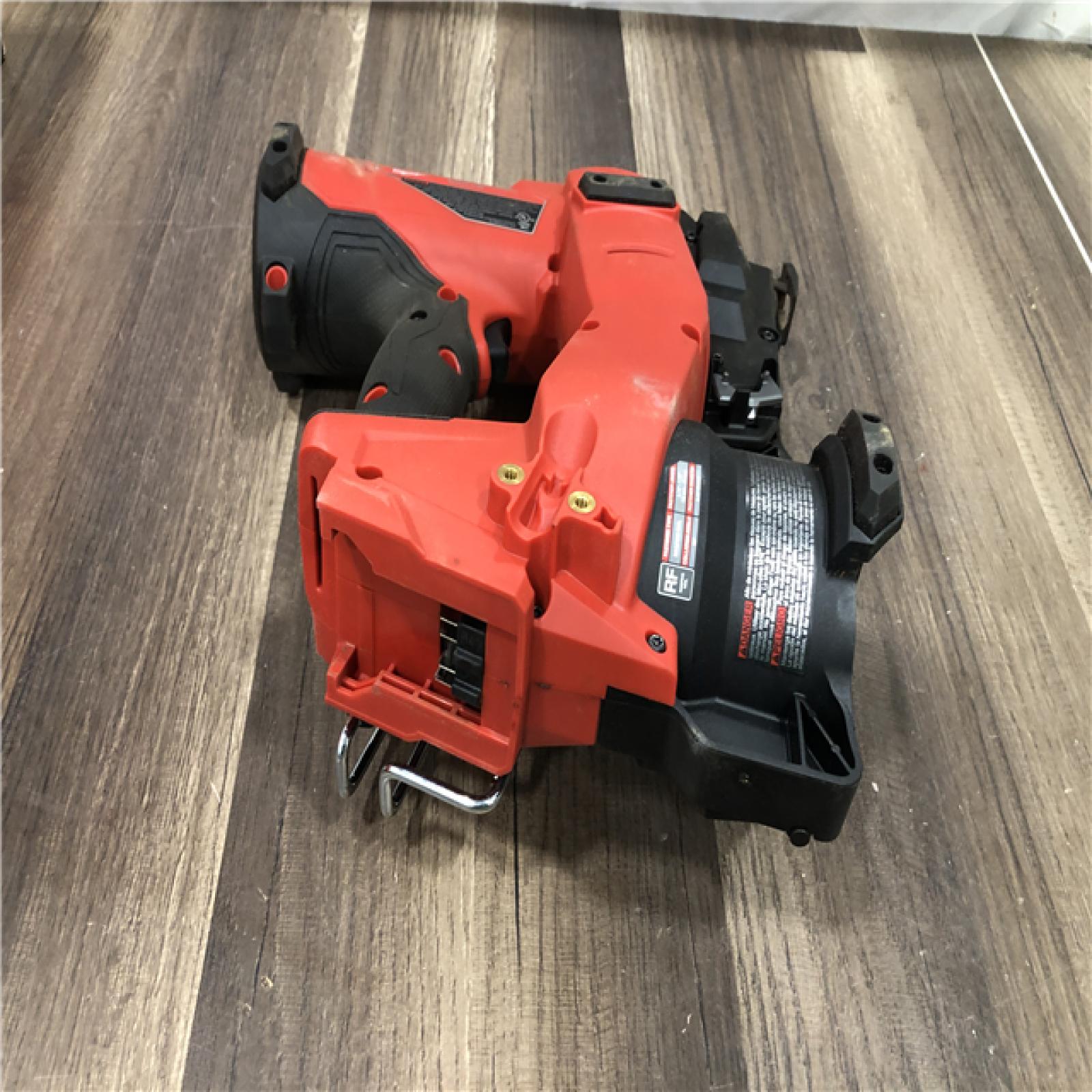 AS-IS Milwaukee FUEL 18-Volt Lithium-Ion Brushless Cordless Coil Roofing Nailer (Tool Only)