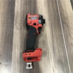 AS-IS Milwaukee  FUEL 18V Lithium-Ion Brushless Cordless 1/4 in. Hex Impact Driver (Tool-Only)