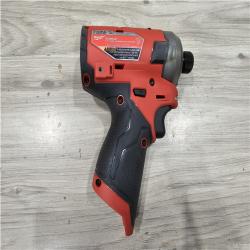 AS-IS Milwaukee FUEL 12V Lithium-Ion Brushless Cordless 1/4 in. Hex Impact Driver (Tool-Only)