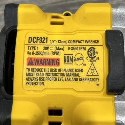 AS-IS DEWALT ATOMIC 20V MAX Cordless Brushless 1/2 in. Variable Speed Impact Wrench (Tool Only)