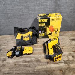 HOUSTON LOCATION - AS-IS DEWALT ATOMIC 20V MAX Lithium Ion Cordless 23 Gauge Pin Nailer Kit with 2.0Ah Battery and Charger