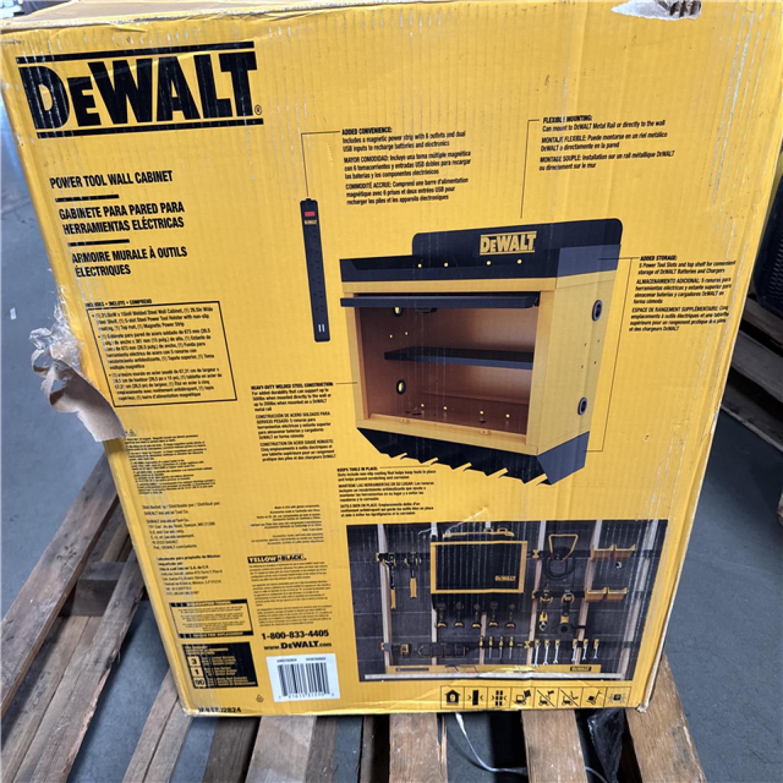 California NEW DeWalt Power Tool Wall Cabinet