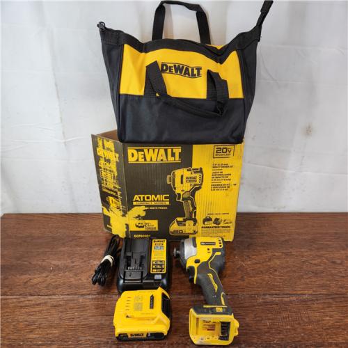 AS-IS DEWALT ATOMIC 20V MAX Brushless Cordless Compact 1/4 in. Impact Driver Kit