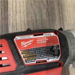 AS-IS Milwaukee 18-Volt Lithium-Ion Cordless 18-Gauge Double Cut Metal Shear (Tool-Only)