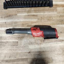 HOUSTON LOCATION - AS-IS Milwaukee FUEL INSIDER 12V Lithium-Ion Brushless Cordless 1/4 in. - 3/8 in. Extended Reach Box Ratchet (Tool-Only)