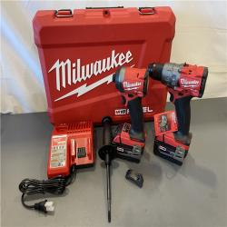 AS-IS - MILWAUKEE FUEL 18V Lithium-Ion Brushless Cordless Hammer Drill and Impact Driver Combo Kit