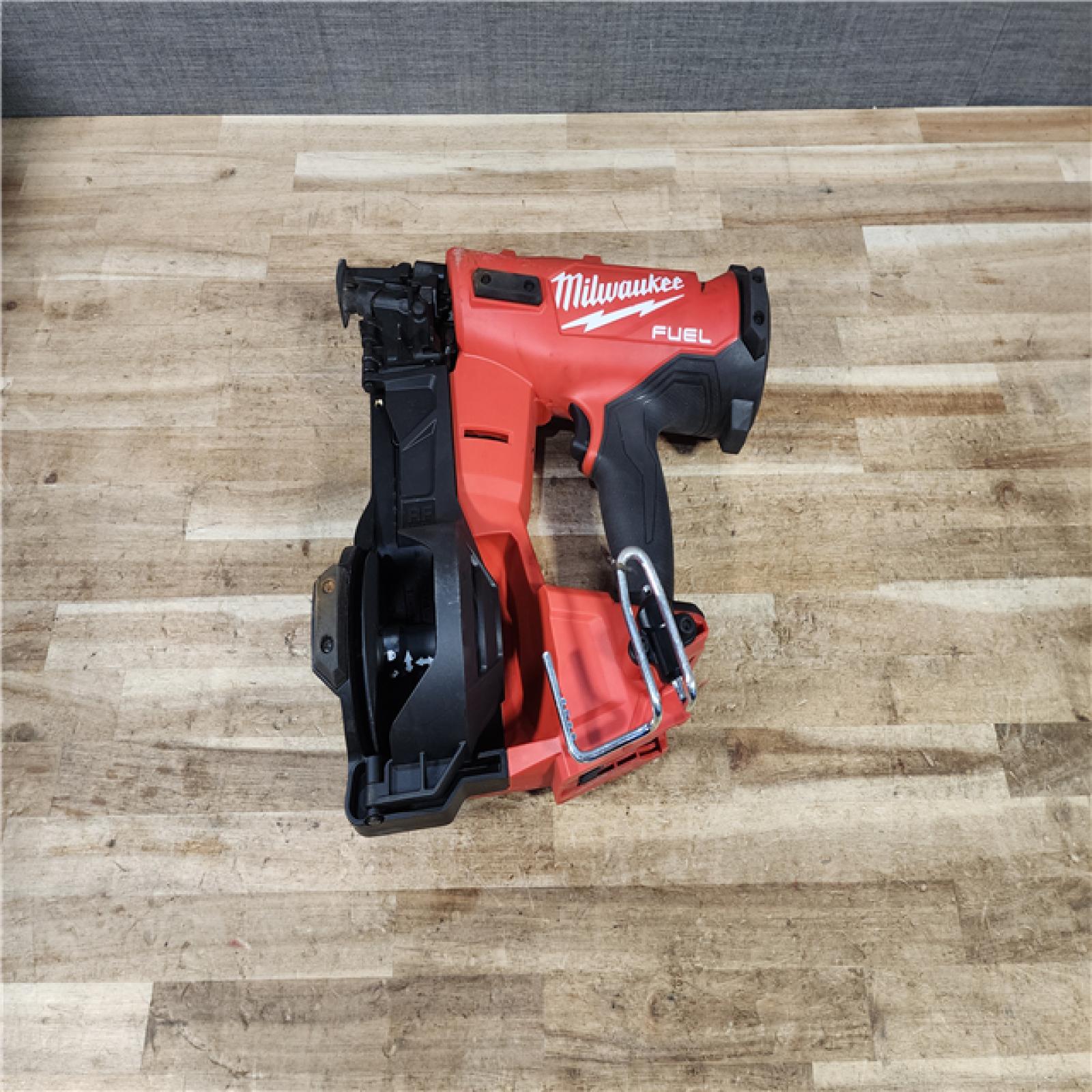 HOUSTON LOCATION - AS - IS Milwaukee FUEL 18-Volt Lithium-Ion Brushless Cordless Coil Roofing Nailer (Tool Only)
