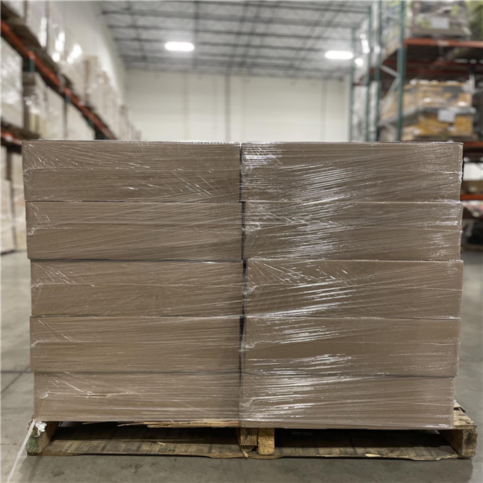 DALLAS LOCATION - Tierra Verde 48 in. x 48 in. Raised Garden Box Khaki and Black Recyclable Plastic 1-Pack PALLET-(10 CASES)
