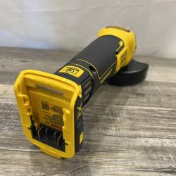 AS-IS DEWALT 20V MAX XR Cordless Brushless 4.5 in. Paddle Switch Small Angle Grinder with Kickback Brake (Tool Only)