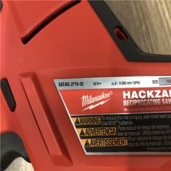 AS-IS Milwaukee FUEL 18V Lithium-Ion Brushless Cordless HACKZALL Reciprocating Saw (Tool-Only)