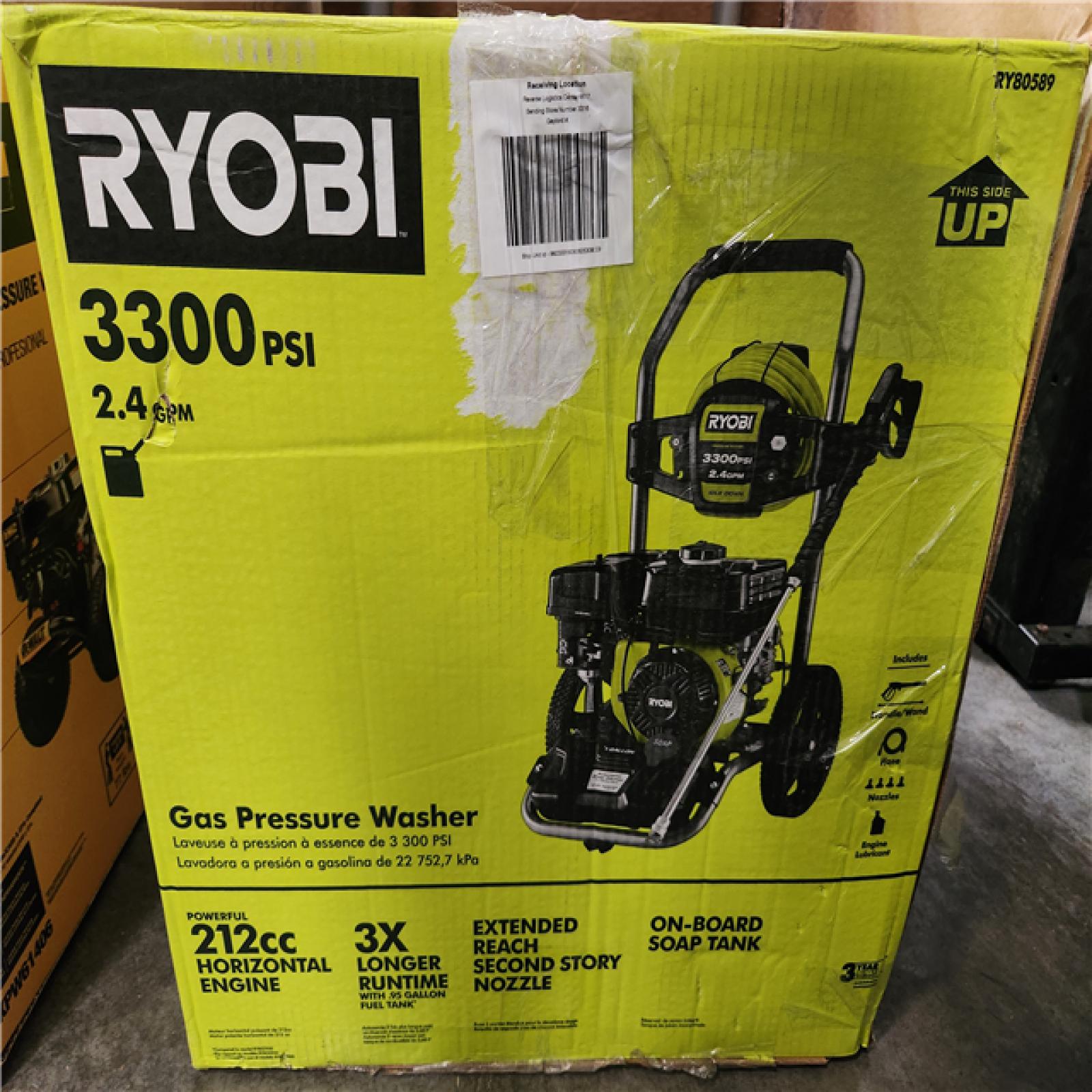 Phoenix NEW RYOBI 3300 PSI 2.4 GPM Cold Water Gas Pressure Washer with 212cc Engine