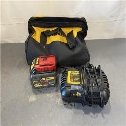 AS-IS - DEWALT FLEXVOLT 20V/60V MAX Lithium-Ion 6.0Ah Battery Pack with 6 Amp Output Charger