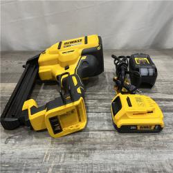 AS-IS DEWALT 20V MAX XR Lithium-Ion Cordless 18-Gauge Narrow Crown Stapler Kit