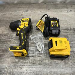 AS-IS DEWALT ATOMIC 20V Lithium-Ion Cordless 1/2 in. Hammer Drill Kit